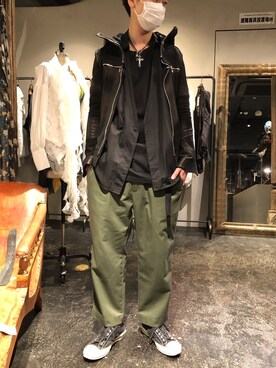 「アイテム（ブルゾン）」を使った、izakazuさん（メンズ・178cm・30代）の春コーディネート