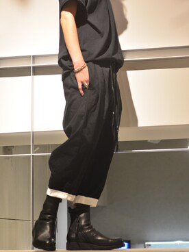 「KMRii（ケムリ）のアイテム（パンツ）」を使った、izakazuさん（メンズ・178cm）の夏コーディネート