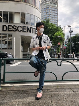 「Azuma.（アズマ）のアイテム」を使った、izakazuさん（メンズ・178cm）の夏コーディネート