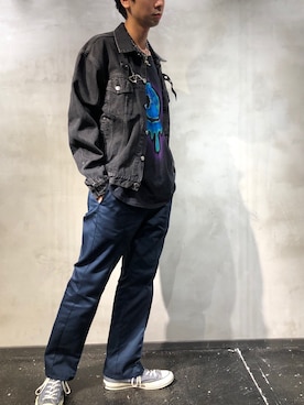 「JOHN LAWRENCE SULLIVAN（ジョンローレンスサリバン）のアイテム（ジャケット/アウター）」を使った、izakazuさん（メンズ・178cm）の夏コーディネート