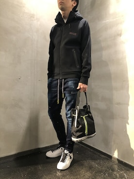 「2STAR」｜izakazuさん（メンズ・178cm）の冬コーディネート