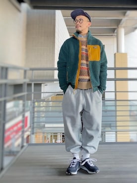 「L.L.Bean（エルエルビーン）のアイテム（その他アウター）」を使った、HIROさん（メンズ・170cm）の冬コーディネート