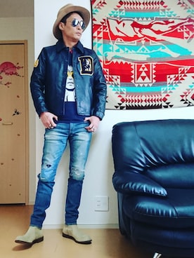 ⑧④さん(メンズ・178cm)の冬コーディネート