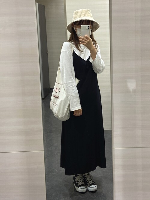 3 ユニクロのワンピース ドレスを使ったコーディネート Wear