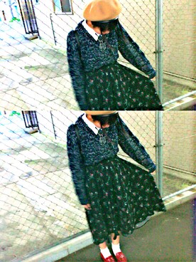 かなみンさん（レディース・154cm）の冬コーディネート