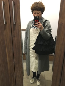 「WEGO（ウィゴー）のアイテム（スマホケース/カバー）」を使った、透さん（レディース・154cm）の秋コーディネート