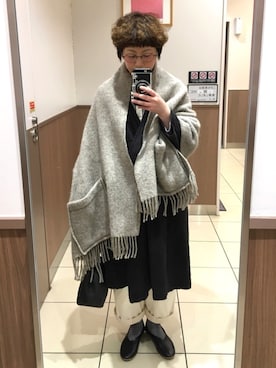「ヌイトメル」｜透さん（レディース・154cm）の冬コーディネート
