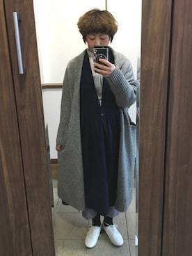 透さん(レディース・154cm)の冬コーディネート