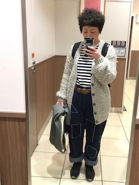 「wearsinc（ウエアーズインク）のアイテム」を使った、透さん（レディース・154cm）の冬コーディネート