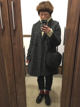 「ヌイトメル」｜透さん（レディース・154cm）の冬コーディネート