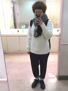 透さん（レディース・154cm）の冬コーディネート