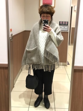 「ヌイトメル」｜透さん（レディース・154cm）の冬コーディネート