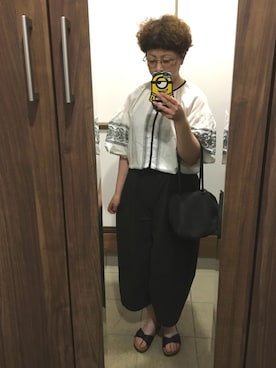 「アイテム（スマホケース/カバー）」を使った、透さん（レディース・154cm・30代）の夏コーディネート
