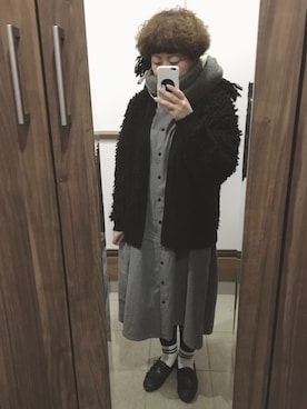 透さん（レディース・154cm）の冬コーディネート