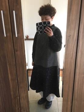 透さん（レディース・154cm）の冬コーディネート