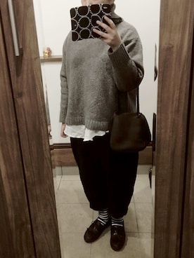 透さん(レディース・154cm)の冬コーディネート