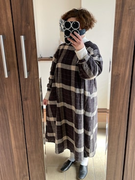 「アイテム（ワンピース/ドレス）」を使った、透さん（レディース・154cm・40代）の冬コーディネート