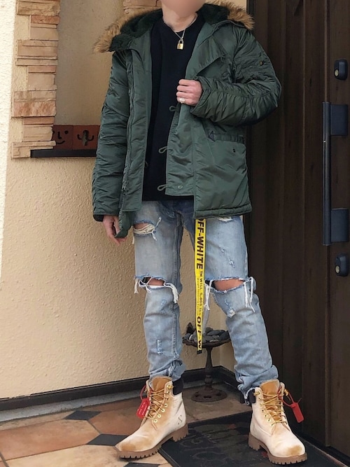 1010 Alphaのミリタリージャケットを使ったコーディネート Wear