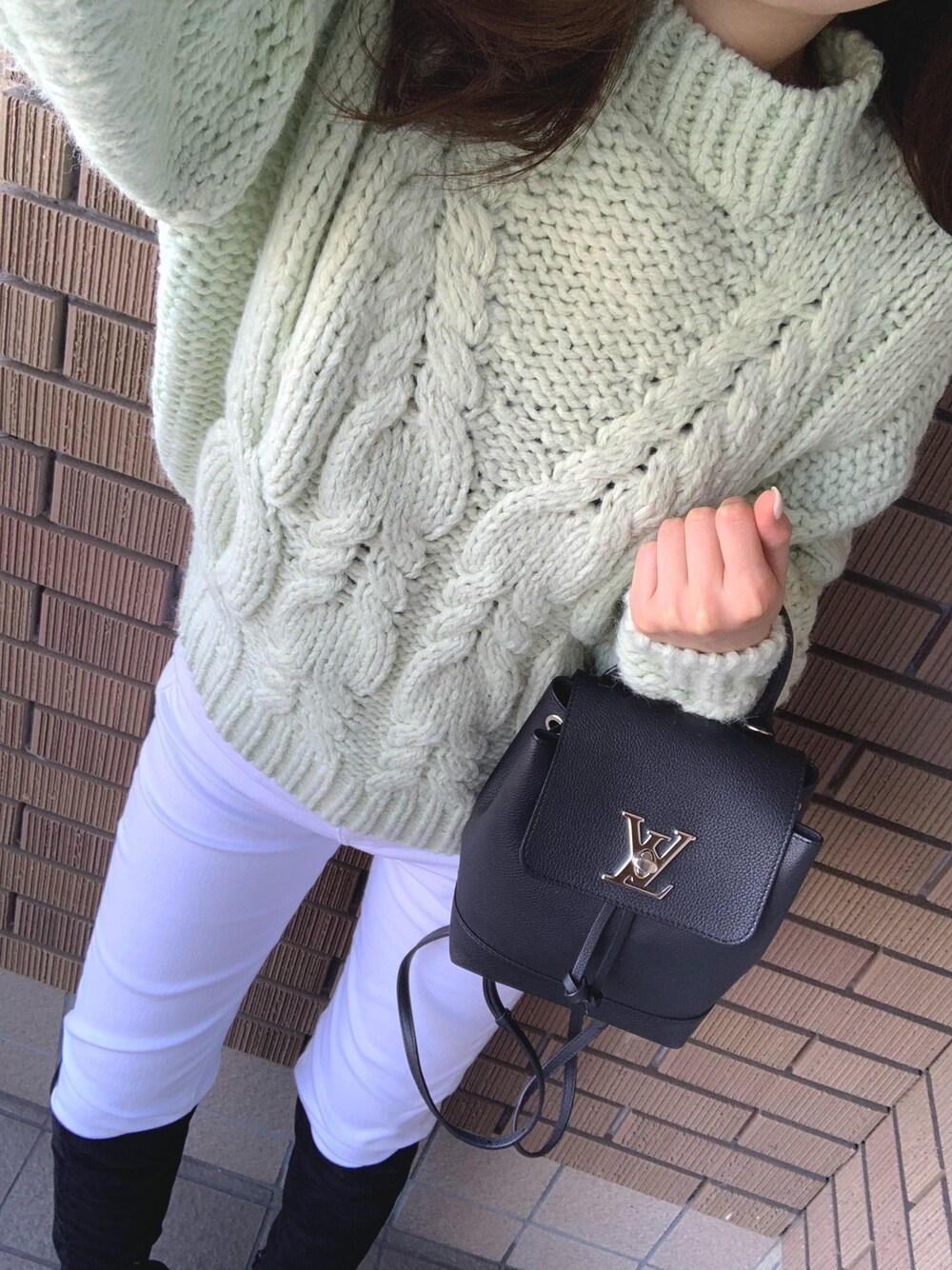EIMY ISTOIRE（エイミーイストワール）の「ケーブルハンドニット