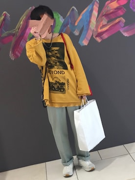 「A.P.C.（アーペーセー）のアイテム（スニーカー）」を使った、てんさん（メンズ・170cm）の春コーディネート