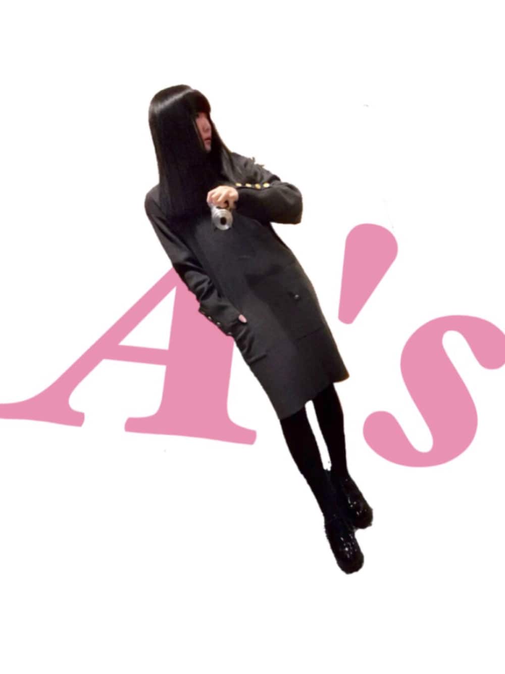 「YouTuber、youtube、あずコスメ、あずコスメチャンネル」｜「A's Cosme Channelのアイテム（ワンピース、グレー系）」を使った、A's (あず)さん（レディース・154cm）の春コーディネートの1枚目の写真