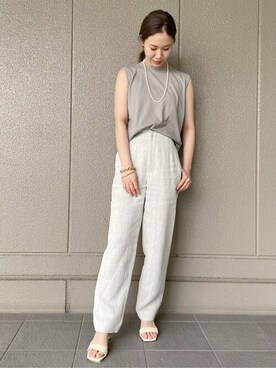 「ナチュラルスタイル」｜ERIさん（レディース・158cm）の春コーディネート