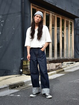 ポロシャツを使った スケータースタイル の人気ファッションコーディネート 髪型 ロングヘアー Wear