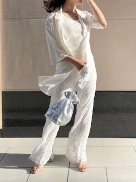 「DouDou（ドゥドゥ）のアイテム（ブルゾン）」を使った、Tsugumiさん（レディース・156cm）の春コーディネート