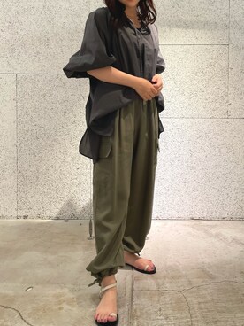 Tsugumiさん（レディース・156cm）の春コーディネート