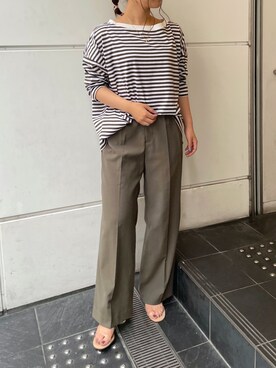 Tsugumiさん（レディース・156cm）の春コーディネート