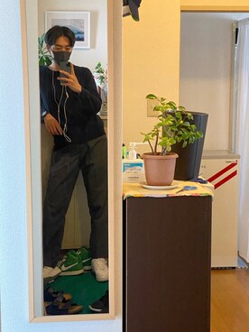 「RED KAP（レッドキャップ）のアイテム（スラックス）」を使った、たむさん（メンズ・180cm）の秋コーディネート