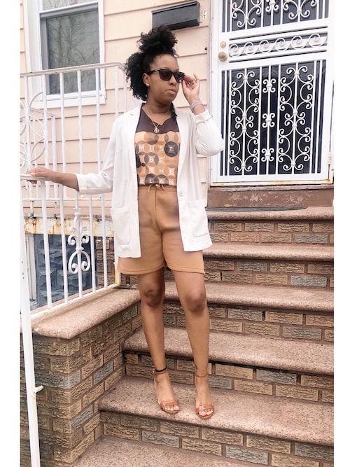 H M エイチ アンド エム のスーツジャケットを使ったレディース人気ファッションコーディネート Sciaky