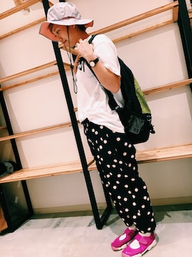 14+ イオンモール四條畷店 スタッフさん(レディース・160cm)の夏コーディネート