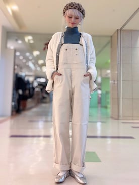 「Champion（チャンピオン）のアイテム（ブルゾン）」を使った、erina🥀さん（レディース・164cm）の秋コーディネート