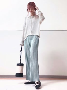 「アイテム（アンサンブル）」を使った、erina🥀さん（レディース・164cm）の春コーディネート