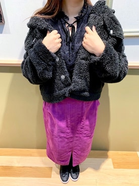 「ゆるカワcode☺︎」｜ㅁㅈㅋさん（レディース・156cm）の秋コーディネート