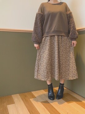 「ゆるカワcode☺︎」｜ㅁㅈㅋさん（レディース・156cm）の秋コーディネート