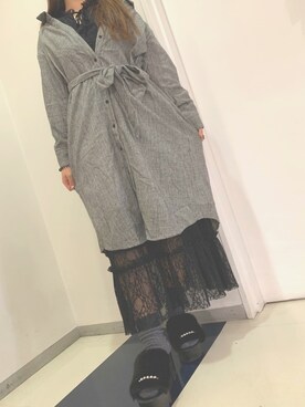「ゆるカワcode☺︎」｜ㅁㅈㅋさん（レディース・156cm）の秋コーディネート
