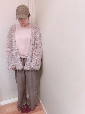 「ゆるカワcode☺︎」｜ㅁㅈㅋさん（レディース・156cm）の冬コーディネート