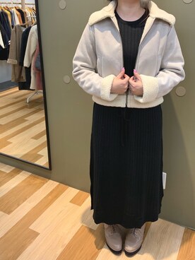 「ゆるカワcode☺︎」｜ㅁㅈㅋさん（レディース・156cm）の冬コーディネート
