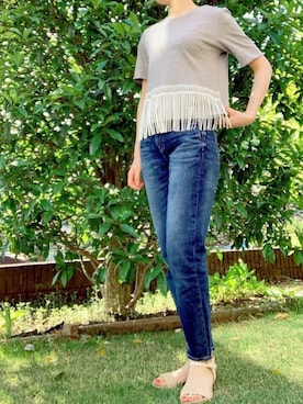 「Pitti（ピッティ）のアイテム」を使った、haruさん（レディース・159cm）の春コーディネート