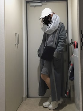 「アイテム（ダッフルコート）」を使った、とりさん（レディース・165cm・10代）の冬コーディネート