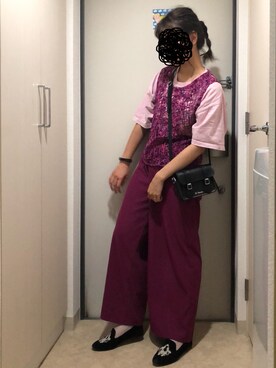 「SHIPS（シップス）のアイテム（スリッポン）」を使った、とりさん（レディース・165cm）の秋コーディネート