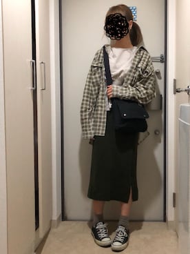「carhartt」｜「アイテム（ワンピース/ドレス）」を使った、とりさん（レディース・165cm）の秋コーディネート
