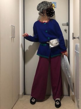 「SHIPS（シップス）のアイテム（スリッポン）」を使った、とりさん（レディース・165cm）の秋コーディネート