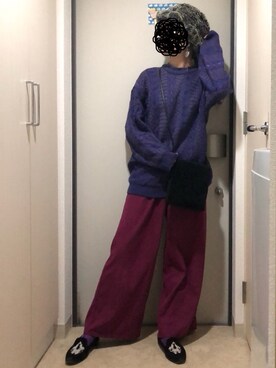 「アイテム（ピアス（両耳用））」を使った、とりさん（レディース・165cm・20代）の冬コーディネート