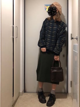 「アイテム（ピアス（両耳用））」を使った、とりさん（レディース・165cm・20代）の冬コーディネート