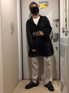 「カシミアニット」｜とりさん（レディース・165cm）の春コーディネート