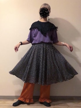 「アイテム（ピアス（両耳用））」を使った、とりさん（レディース・165cm・20代）の秋コーディネート