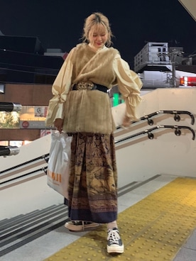 「MIYAO（ミヤオ）のアイテム」を使った、とりさん（レディース・165cm）の冬コーディネート